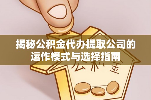 台儿庄揭秘公积金代办提取公司的运作模式与选择指南