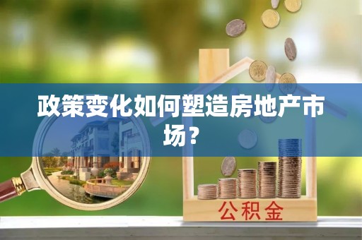 台儿庄政策变化如何塑造房地产市场？