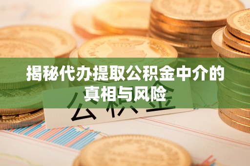 台儿庄揭秘代办提取公积金中介的真相与风险