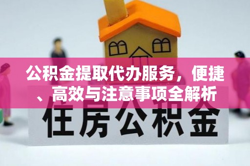 台儿庄公积金提取代办服务，便捷、高效与注意事项全解析