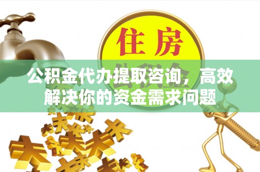台儿庄公积金代办提取咨询，高效解决你的资金需求问题