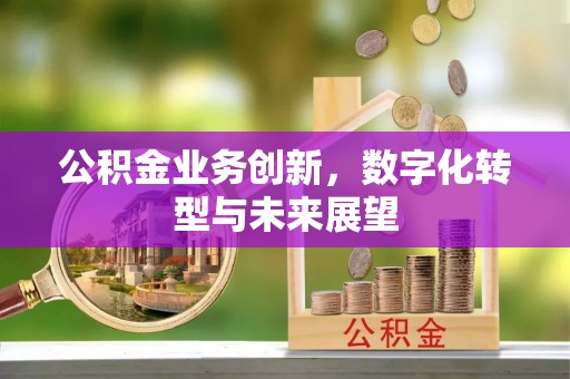 台儿庄公积金业务创新，数字化转型与未来展望