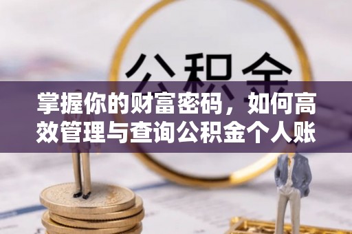 台儿庄掌握你的财富密码，如何高效管理与查询公积金个人账户信息