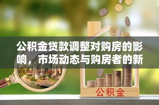 台儿庄公积金贷款调整对购房的影响，市场动态与购房者的新选择