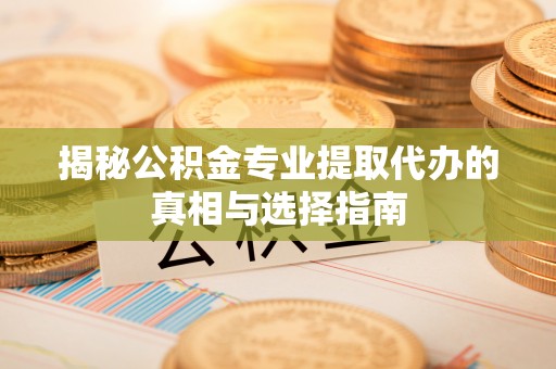 台儿庄揭秘公积金专业提取代办的真相与选择指南