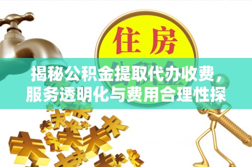 台儿庄揭秘公积金提取代办收费，服务透明化与费用合理性探讨