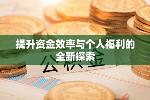台儿庄提升资金效率与个人福利的全新探索