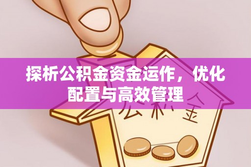 台儿庄探析公积金资金运作，优化配置与高效管理