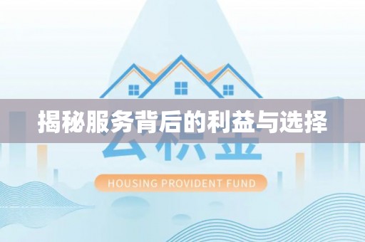 台儿庄揭秘服务背后的利益与选择