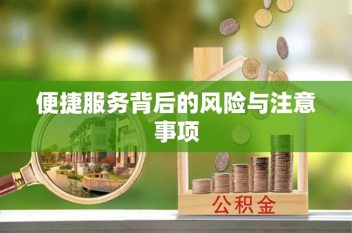 台儿庄便捷服务背后的风险与注意事项